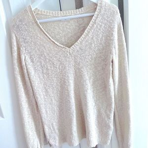 J crew beige cream sweater